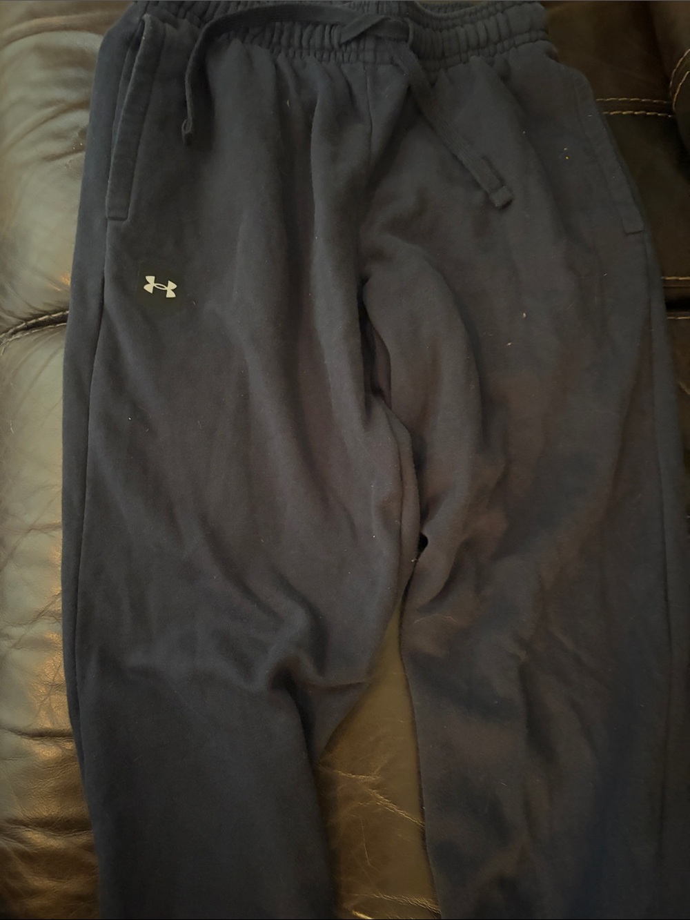 Under Armour Men's Dark Navy Fleece Joggers